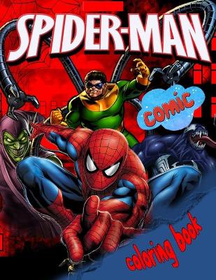 Book cover for SPIDER-MAN Coloring Book