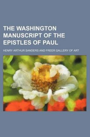 Cover of The Washington Manuscript of the Epistles of Paul