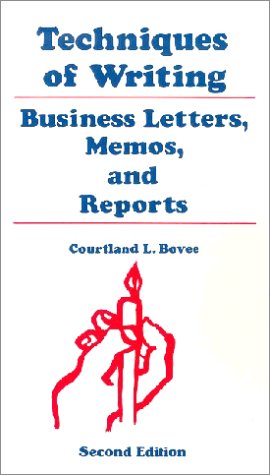 Book cover for Techniques of Writing Business Letters, Memos, and Reports