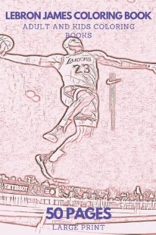 Cover of Lebron James Coloring Book