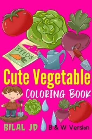 Cover of Cue Vegetable Coloring Book