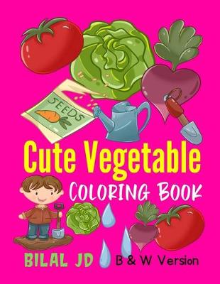 Book cover for Cue Vegetable Coloring Book