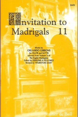 Cover of Invitation to Madrigals