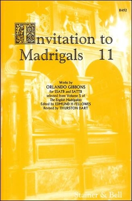 Book cover for Invitation to Madrigals