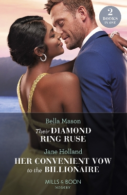 Book cover for Their Diamond Ring Ruse / Her Convenient Vow To The Billionaire