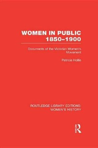 Cover of Women in Public, 1850-1900