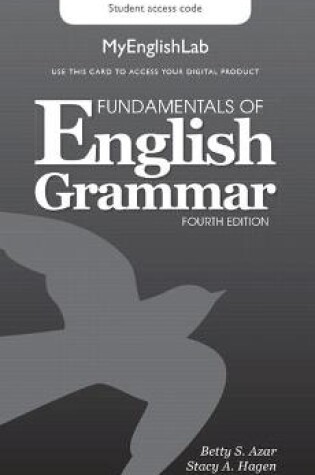 Cover of Fundamentals of English Grammar MyLab English (Access Code Card)