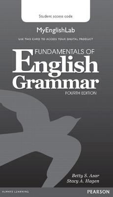 Book cover for Fundamentals of English Grammar MyLab English (Access Code Card)