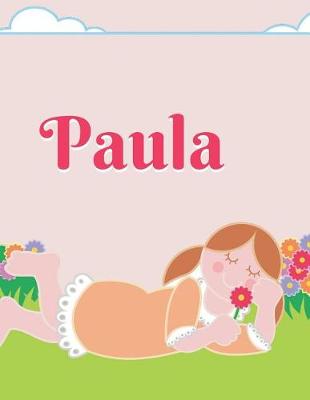 Book cover for Paula Personalized Sketchbook Journal Notebook