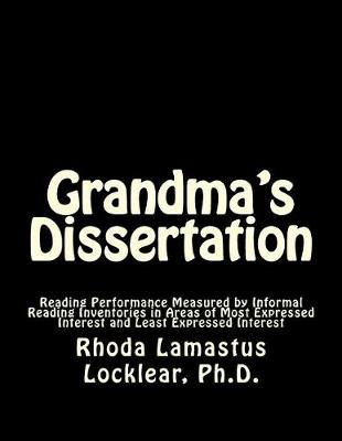 Book cover for Grandma's Dissertation