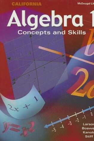 Cover of Algebra 1: California