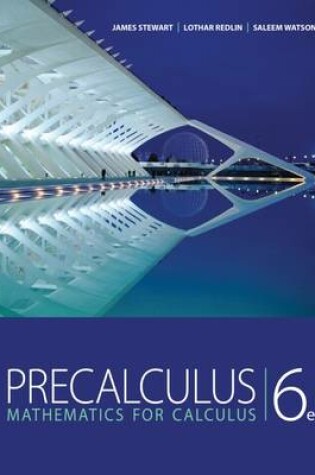 Cover of Study Guide for Stewart/Redlin/Watson's Precalculus: Mathematics for Calculus