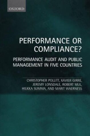 Cover of Performance or Compliance?