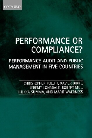 Cover of Performance or Compliance?