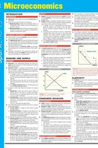 Cover of Microeconomics SparkCharts