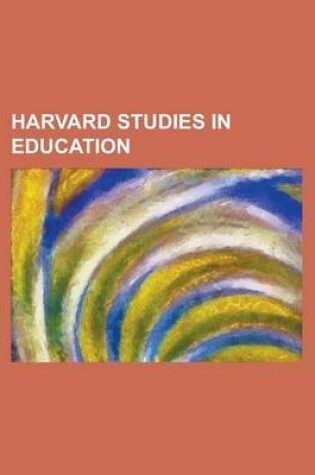 Cover of Harvard Studies in Education
