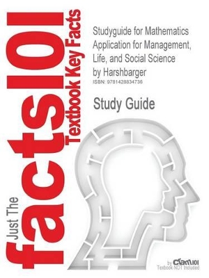 Book cover for Studyguide for Mathematics Application for Management, Life, and Social Science by Harshbarger, ISBN 9780618654215