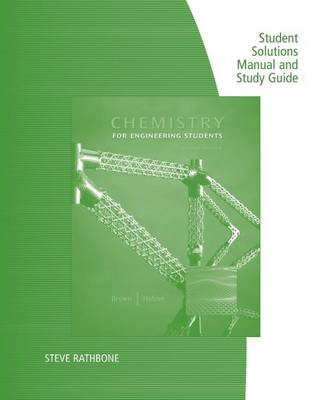 Book cover for Student Solutions Manual with Study Guide for Brown/Holme's Chemistry for Engineering Students, 2nd