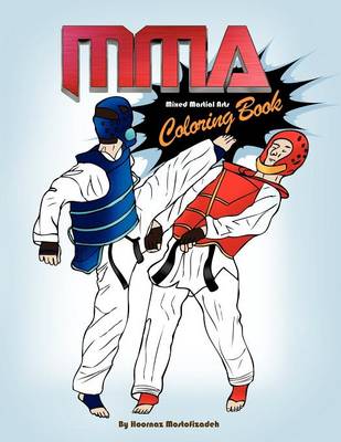 Cover of MMA Coloring Book; Mixed Martial Arts Coloring Book