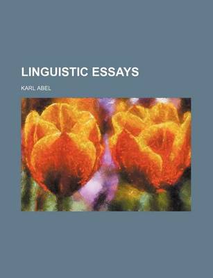 Book cover for Linguistic Essays