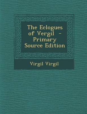 Book cover for Eclogues of Vergil