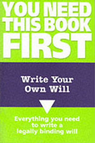Cover of Write Your Own Will