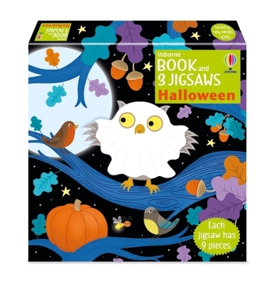 Book cover for Usborne Book and 3 Jigsaws: Halloween