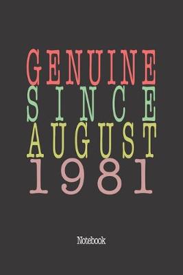 Book cover for Genuine Since August 1981
