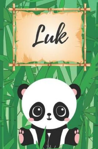 Cover of personalisiertes Notizbuch Panda / Malbuch / Kritzelbuch / Tagebuch / Journal / Notizheft / DIN A5 / Geschenke Luk