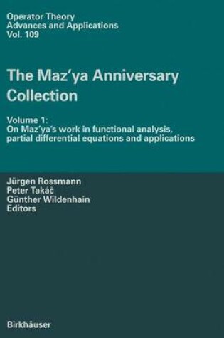 Cover of The Maz'ya Anniversary Collection