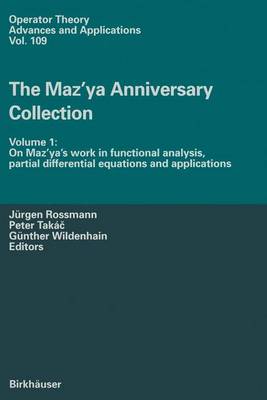 Book cover for The Maz'ya Anniversary Collection