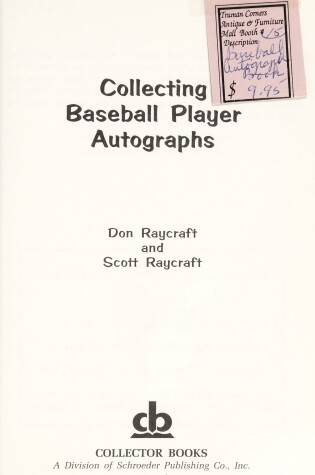 Cover of Collecting Baseball Player Autographs