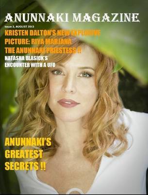 Book cover for ANUNNAKI MAGAZINE. Issue 3 August 2013