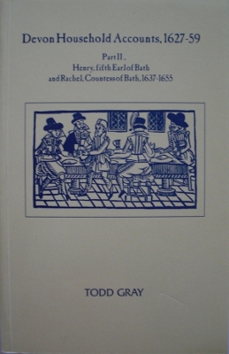 Cover of Devon Household Accounts 1627-59, Part II