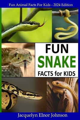 Book cover for Fun Snake Facts for Kids