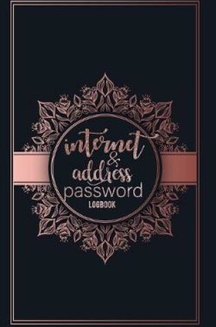 Cover of internet address & password logbook