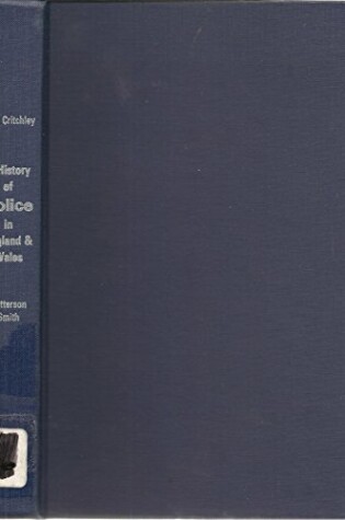 Cover of History of Police in England and Wales