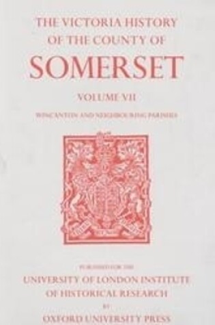 Cover of A History of the County of Somerset