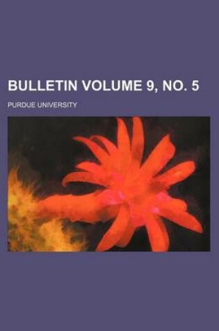 Cover of Bulletin Volume 9, No. 5