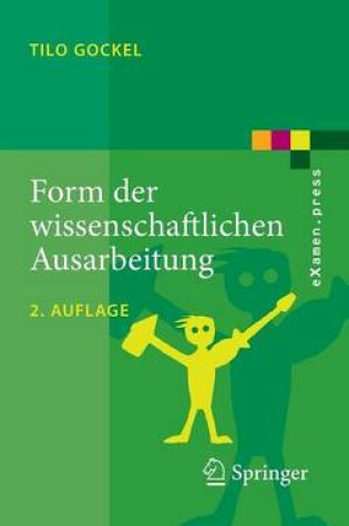 Cover of Form Der Wissenschaftlichen Ausarbeitung