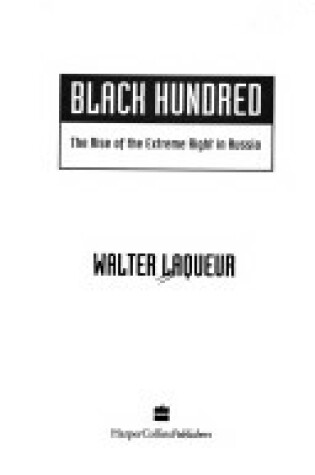 Cover of Black Hundred