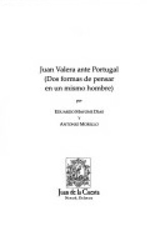 Cover of Juan Valera Ante Portugal