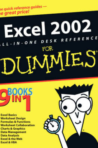 Cover of Excel 2002 All-in-one Desk Reference for Dummies