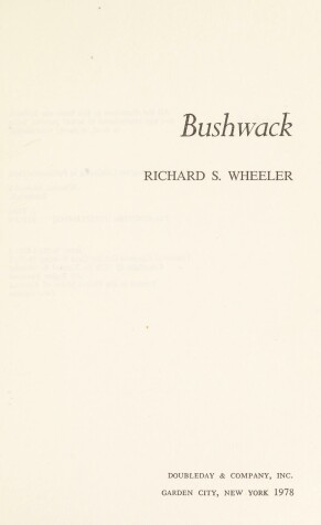 Book cover for Bushwack
