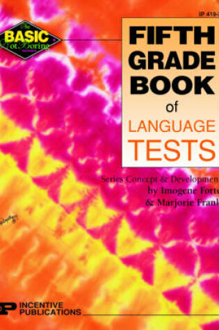 Cover of Fifth Grade Book of Language Tests
