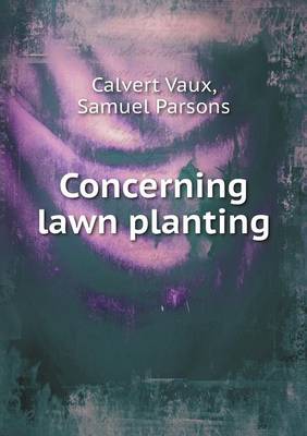 Book cover for Concerning lawn planting