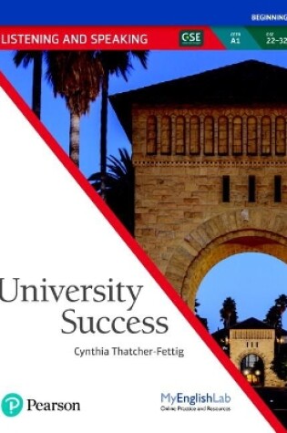 Cover of University Success Listening/Speaking A1