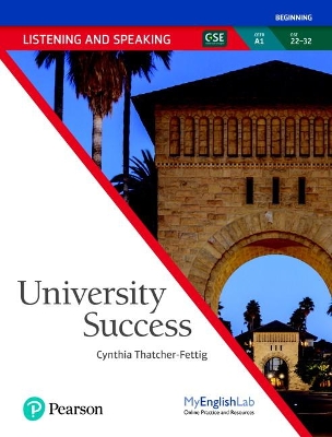 Book cover for University Success Listening/Speaking A1