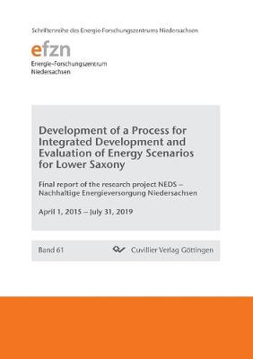 Book cover for Development of a Process for Integrated Development and Evaluation of Energy Scenarios for Lower Saxony. Final report of the research project NEDS - Nachhaltige Energieversorgung Niedersachsen