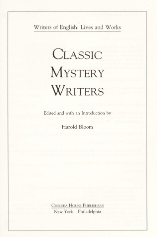 Cover of Classic Mystery Writers